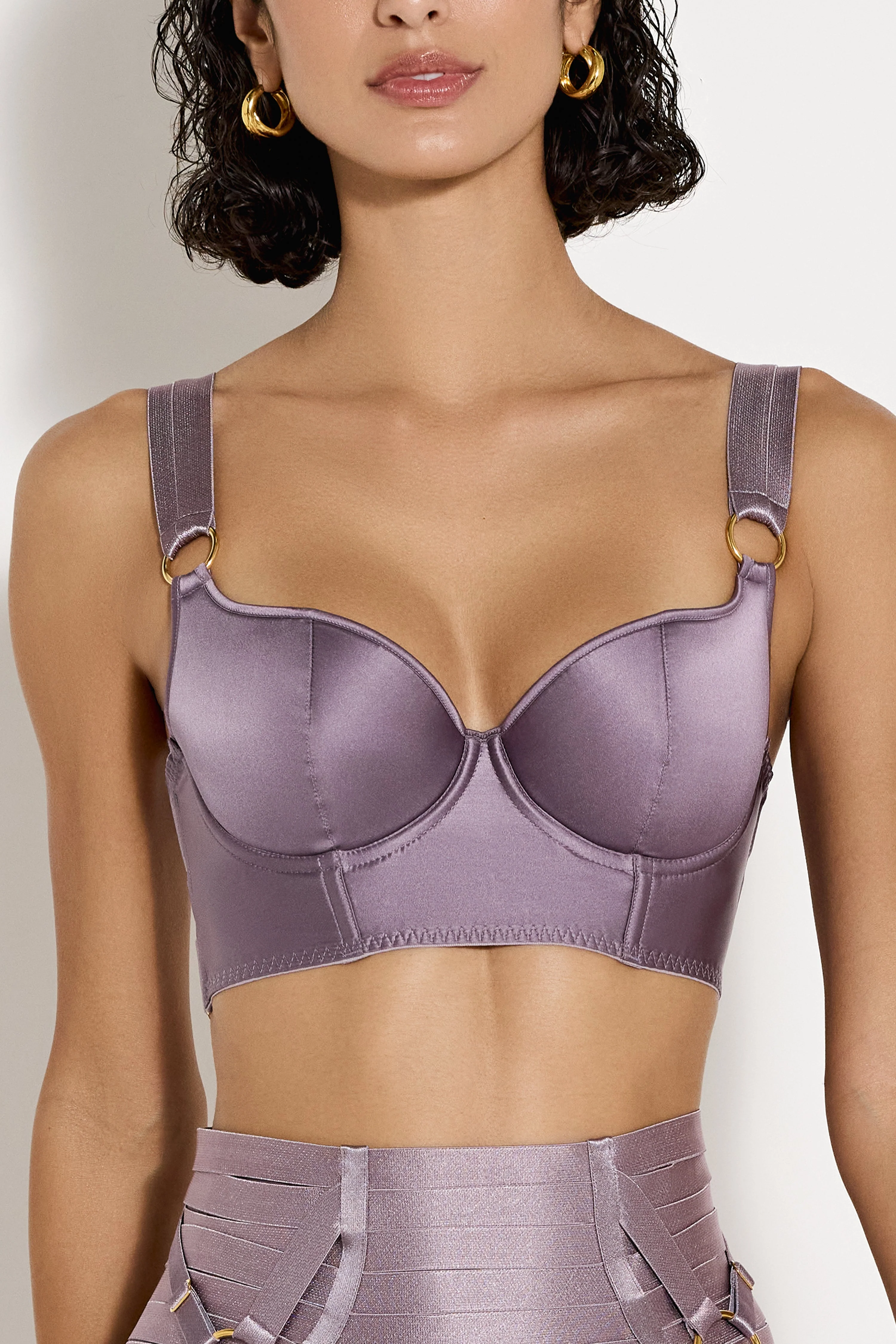 Signature Silk Longline Bodice Bra - Image 3